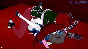 garie and maria intense futanari sex 😍