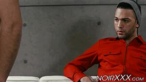 hardcore anal threesome with black stud and latin jock?