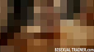 i have a big black cock surprise for you in this bisexual bdsm scene with toys