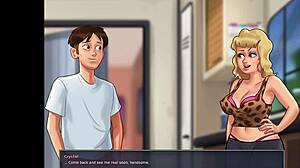 Super Busty Stepmom Craves Intense Fuck from Horny Dude's Huge Cock in Summertime Saga 12 3D Hentai