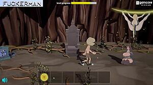 Gameplay Reveal - Fuckerman Ero Ring with Rough Anal Action