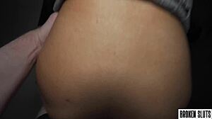 Busty redhead gets dominated in cowgirl and doggystyle positions