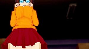 velma dinkley solves mystery using her tight pussy