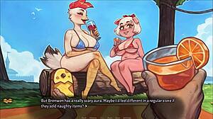 In my pig princess game episode 31, she teaches sex ed using her big tits