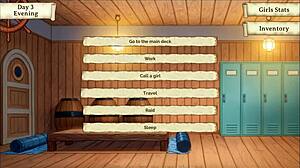 nami is stripping in this hentai game!