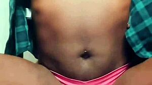 Sexy ebony model with big natural tits dancing interracial 69 face sitting big ass bounces licking pussy compilation