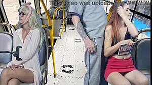 got caught jerking off in public bus chaos