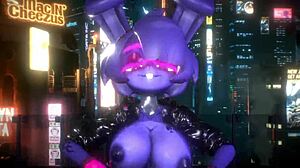 Bonnie from FNF performs Bonfie K-pop Queencard dance