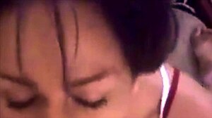 Cheating Wife Gives Blowjob in POV with Cumshot