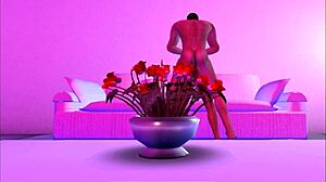 Llega a casa y pilla a su waifu anime lista para follada hentai