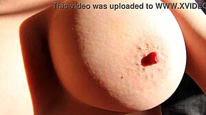 intense quickie sex in the sun with huge tits and creampie