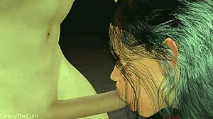 Busty Latina Babe Sucks Cock While Being Fucked In 3D Animation