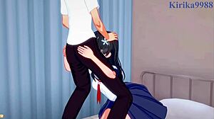 Ruiko Saten and Misaki Shokuhou Have Intense Sex with Toma Kamijo in Railgun Hentai.