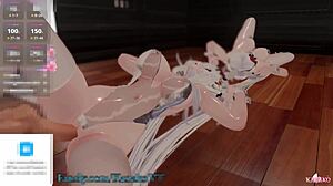 Horny Catgirl Kanakovt Vibed And Teased Before Cumming With Sex Machine 😍