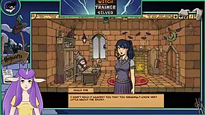 Witch Trainer Silver Part 14: Brunette Asian In Cartoon Hentai With Big Tits