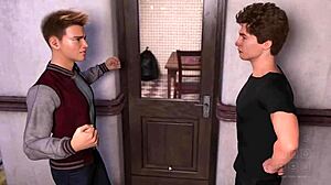 Old Man Cuckold Watches Wife Suck Neighbor in Santa County Game