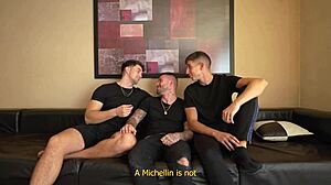 Holy cow, Sammm Next Door family in wild double penetration gangbang!