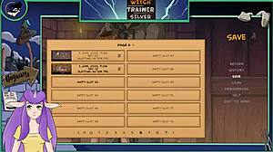 Witch Trainer Silver Part 14: Brunette Asian In Cartoon Hentai With Big Tits