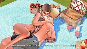 Sunbathing 3D Hentai Snapshot