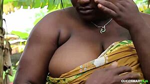 big black african gift loves outdoor fucking