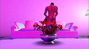 Llega a casa y pilla a su waifu anime lista para follada hentai