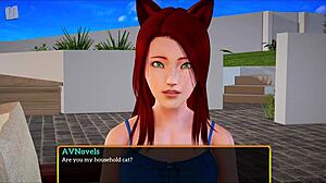My new family game episode 329 with redhead and small tits in family dynamics