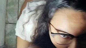 i fuck her face and cum on it