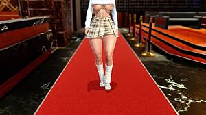 blonde girl fucks me at school