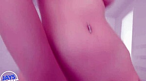 19-year-old redhead Melanie Marie rides cock in casting POV with dirty talk