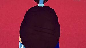 Does Avatar Korra give perfect blowjob in hentai?