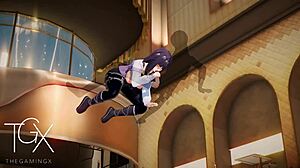 Anime Hentai Game with Hinata Hyuga in Wild Netorare Sex Scenes