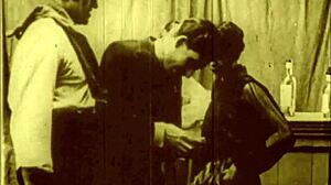 Vintage viktoriánští homosexuálové v erotických starožitných scénách