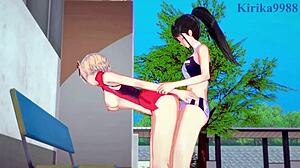 Chisato Nishikigi and Takina Inoue's Intense Futanari Lesbian Sex in Lycoris Recoil Hentai