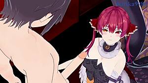 Pekora Mommy Pekomama and Houshou Marine Engage in Intense Sex - Hololive VTuber Hentai