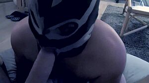 Ridley dovarez gives a hungry blowjob to his friend's cock.