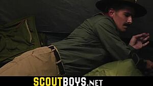 My Step Brother's Birthday Gift: BBC Shared in Bisexual Squirting Anal with Gay Pussy Licking, Broken Condom Creampie