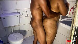 Best video of couple in bathroom with big ass