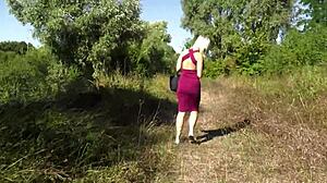 yo, blonde milf gets banged in a car and outdoors! 🔥