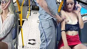 got caught jerking off in public bus chaos