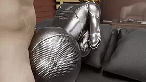 Ballerina from Atomic Heart gets rough POV creampie in anime hentai