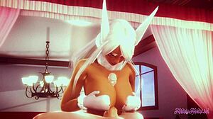 boku no hero hentai pov rumi usagiyama boobjob and ride