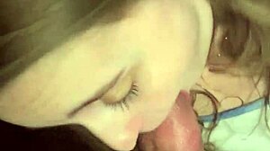 Wow, secret teen 18+ party turns into spontaneous blowjob with Laney Grey and Brad Newman! 😍