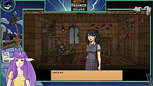 Witch Trainer Silver Part 14: Brunette Asian In Cartoon Hentai With Big Tits