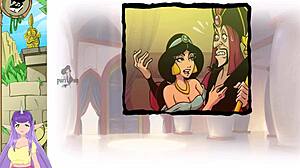 Man, Queen Trainer Uncensored Part 2 is wild with Jafar flirting in this hot anime game!