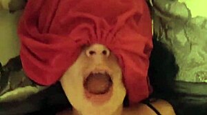 I filmed my hot MILF in stockings with monster cock