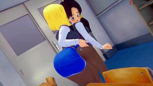 Android 18 and Videl explore lesbian fantasies in Dragon Ball Zex hentai