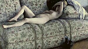 Vintage erotické umění v retro kresleném stylu