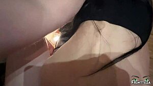 Stepson Fills Stepmom Pussy With Creampie Before Halloween