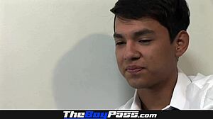 Colombian gay boys slam hard after school session