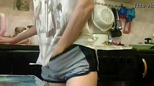 I Masturbate In Kitchen While Parents Watch TV